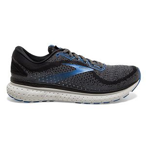 Brooks Glycerin 18 Road Running Shoes - Mens, Grey/Blue/White | IE-UWY035687